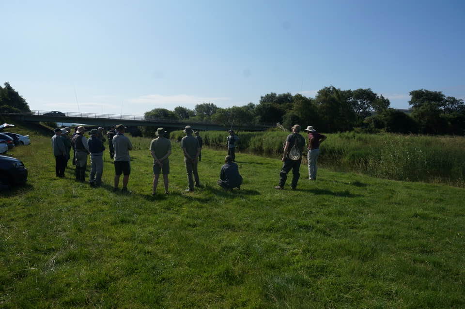 group of anglers