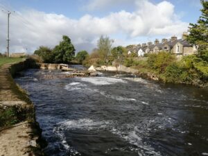 Broken weir at Gargrave